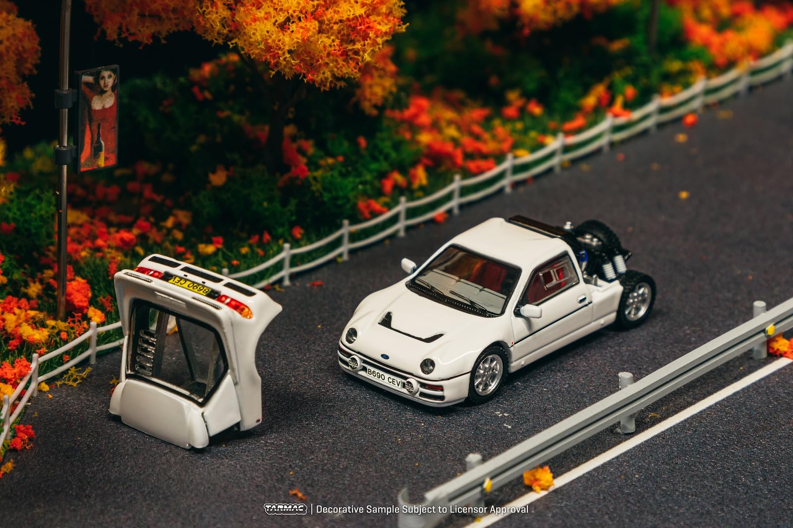 Amazon | TARMACWORKS 1/64 Ford RS200 White 完成品 T64P-001-WH